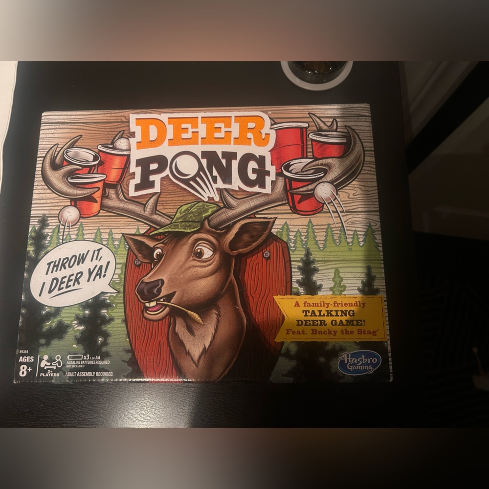 Hasbro Talking Deer Pong Game